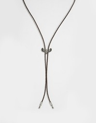 Ожерелье ограниченной серии с орлом - Черный Asos