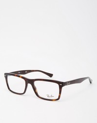 Квадратные очки Ray-Ban RX5287 - Коричневый