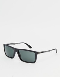 Солнцезащитные очки-вайфареры Ray-Ban RB4214 - Черный
