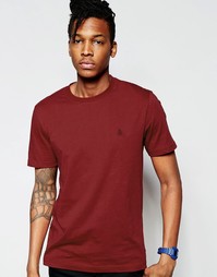 Футболка с вышитым логотипом-пингвином Original Penguin - Красный