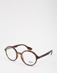 Очки в круглой оправе Ray-Ban RX7075 - Коричневый