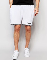 Махровые шорты с логотипом Rascals - Белый