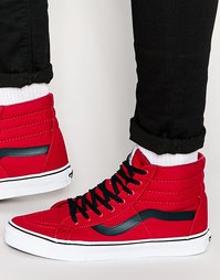 Красные кроссовки Vans Sk8-Hi Reissue V3CAATM - Красный