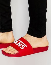 Шлепанцы с логотипом Vans V4KIIX7 - Красный