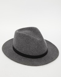 Шляпа Brixton Messer - Серый
