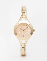 Часы с розовым циферблатом Emporio Armani Chiara - Золотой
