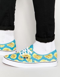 Синие кеды Vans Late Night Pack Authentic Fries V4MKIFB - Синий