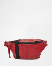 Красная сумка-пояс из искусственной кожи ASOS - Красный