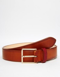 Кожаный ремень Paul Smith - Рыжий