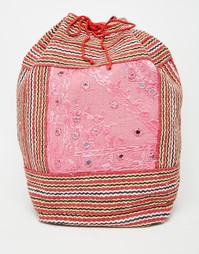 Парусиновый рюкзак с завязкой Raga - Мульти