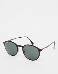 Круглые солнцезащитные очки Ray-Ban RB4224 - Черный