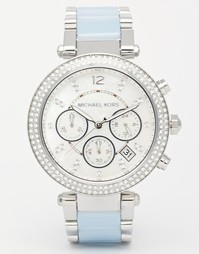 Серебристые часы Michael Kors MK6138 Parker - Серебряный