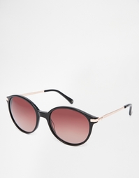 Круглые солнцезащитные очки Ted Baker Ariane - Черный