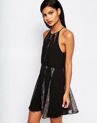 Черное платье без рукавов BCBG MaxAzria - Черный 001