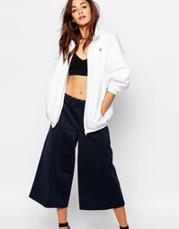Куртка в стиле летучая мышь adidas Originals by HYKE - Белый