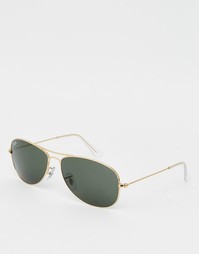 Солнцезащитные очки-авиаторы Ray-Ban RB3362 - Золотой