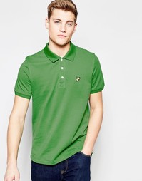 Зеленая футболка‑поло с логотипом в виде орла Lyle &amp; Scott