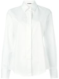 рубашка с потайной застежкой Jil Sander