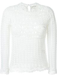 свитер вязки крючком Isabel Marant Étoile