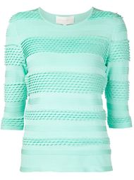 полосатый трикотажный топ Christian Siriano