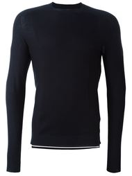 свитер с круглым вырезом Emporio Armani