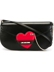 сумка через плечо с аппликацией сердца Love Moschino