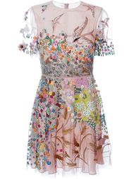 платье с цветочной вышивкой  Valentino