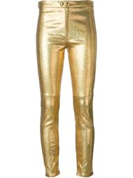 брюки из кожи ягненка Isabel Marant