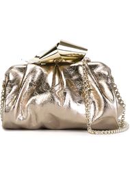 клатч с отделкой металлик 'Cara' Jimmy Choo