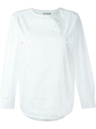 блузка с рваными деталями   Tsumori Chisato