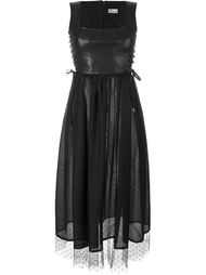 платье с квадратным вырезом Red Valentino