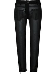 укороченные прозрачные брюки Ann Demeulemeester