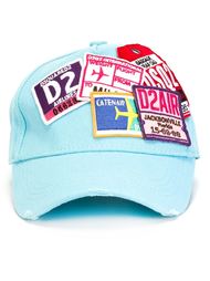 бейсбольная кепка с нашивками Dsquared2