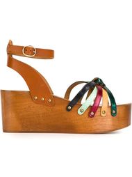 сандалии 'Zia' на деревянной платформе  Isabel Marant