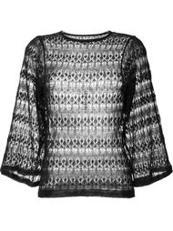 ажурный свитер с широкими рукавами  Isabel Marant
