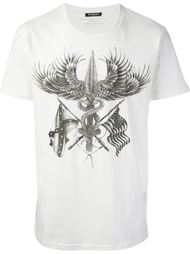 футболка с принтом Balmain