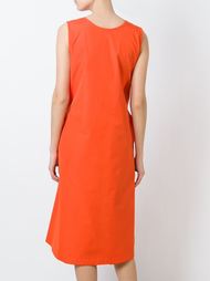 платье со сборкой спереди и поясом Jil Sander