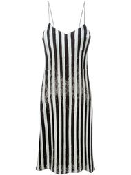платье в полоску  Mm6 Maison Margiela