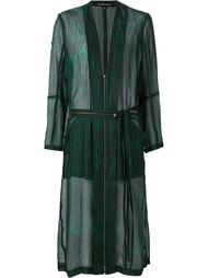 прозрачное пальто на молнии Ann Demeulemeester
