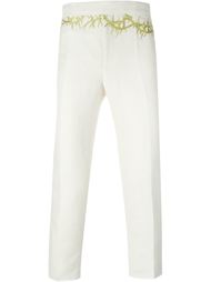 брюки с вышивкой Haider Ackermann