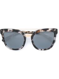 солнцезащитные очки в овальной оправе Dolce &amp;amp; Gabbana