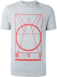 футболка с принтом 'Glyph Logo' McQ Alexander McQueen