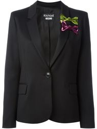 bow detail blazer Boutique Moschino