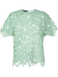 floral embroidered top Rochas