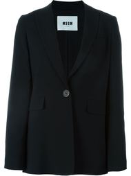 single breasted  blazer jacket MSGM