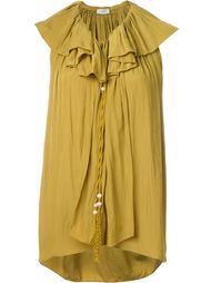 топ с оборками  Lanvin