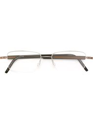 rectangular frame glasses Lindberg