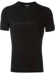 футболка с логотипом Giorgio Armani