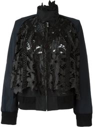 laser cut bomber jacket Sacai
