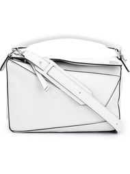 сумка на плечо с контрастными швами Loewe